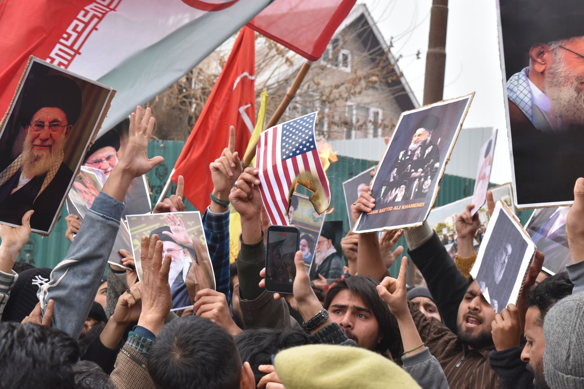 US and Iran exchange attacks during Khamenei’s burial ceremony
