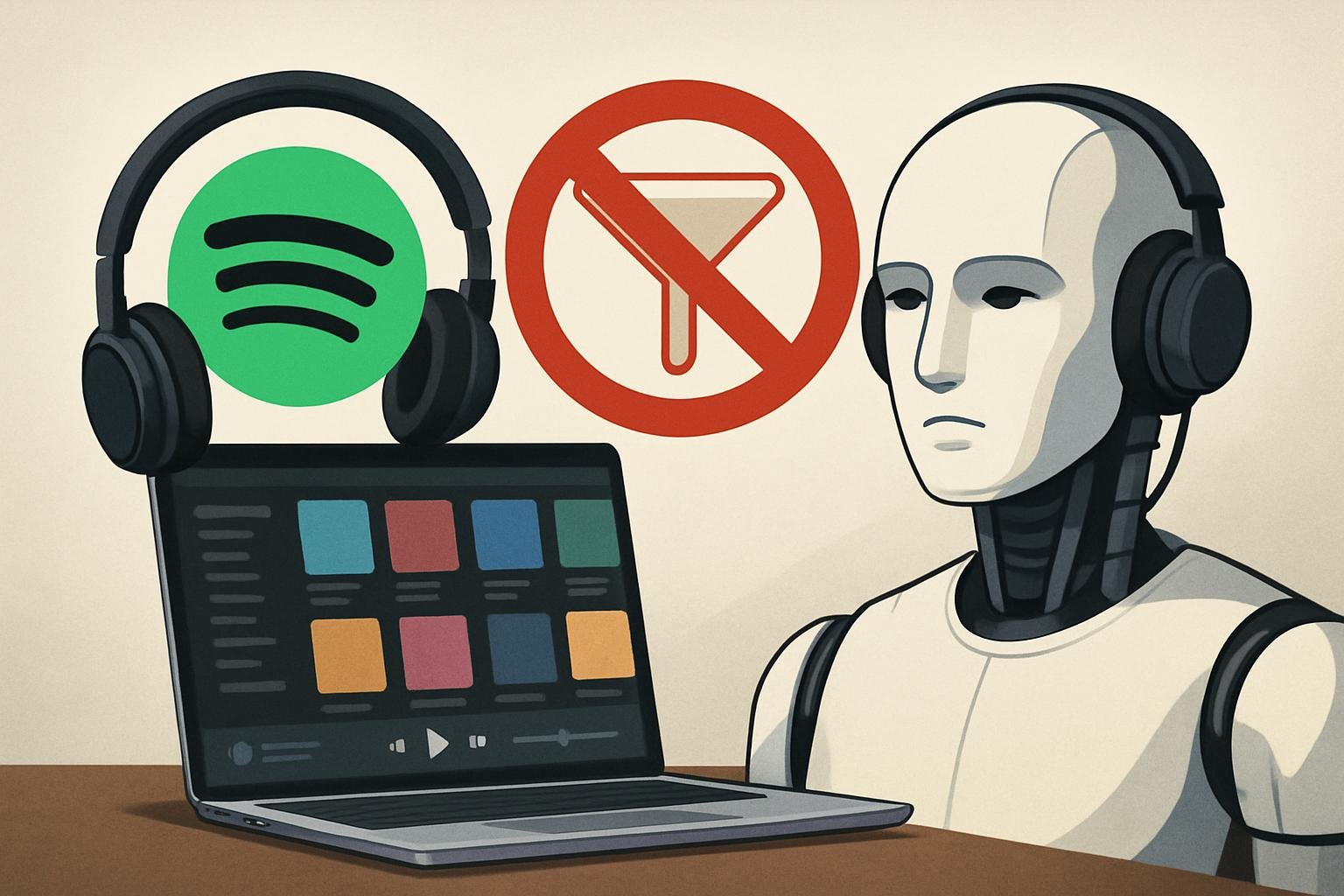 Why Spotify does not offer a filter to exclude AI-generated music